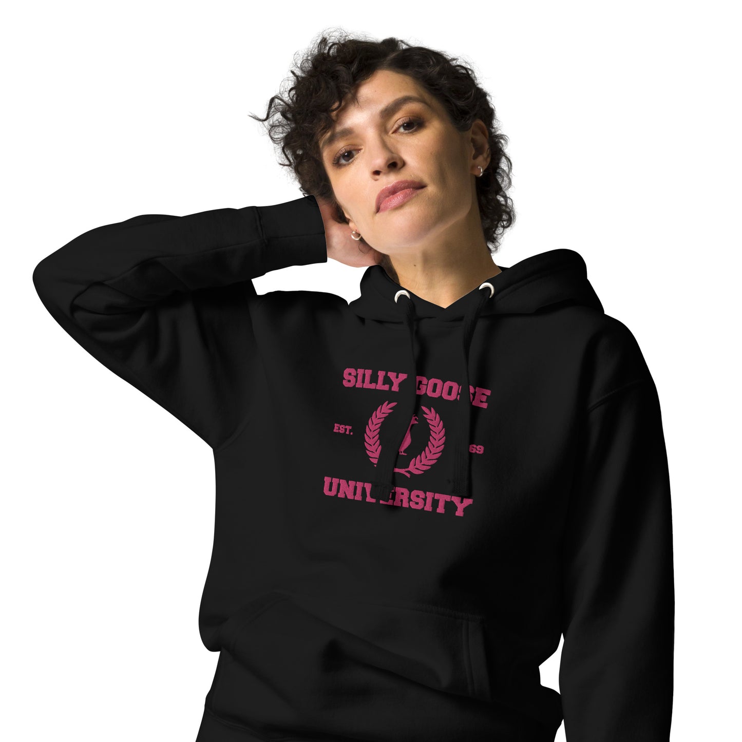 Limited Edition | SGU Collegiate Seal | Breast Cancer Awareness | Premium Unisex Hoodie - Embroidered