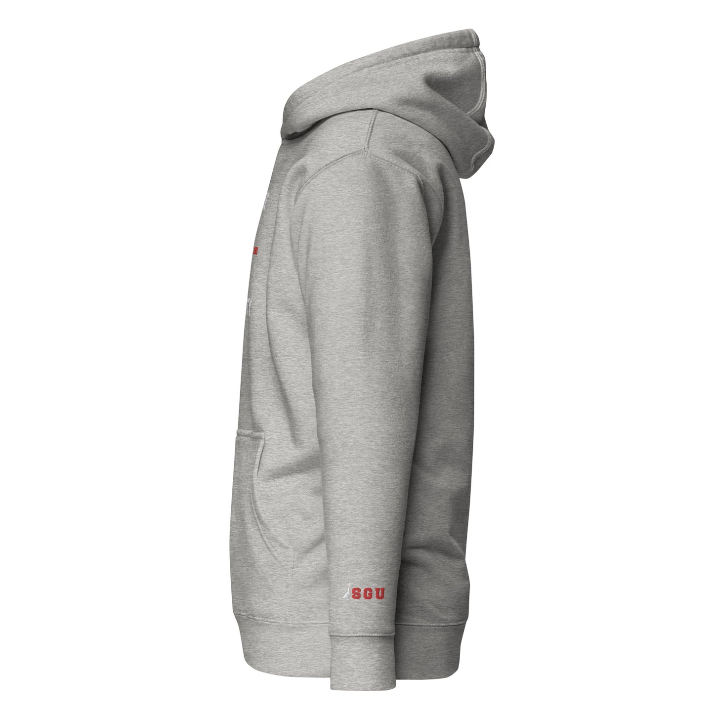 SGU Collegiate Seal Winter Wonderland Edition | Premium Unisex Hoodie - Carbon Grey - Embroidered