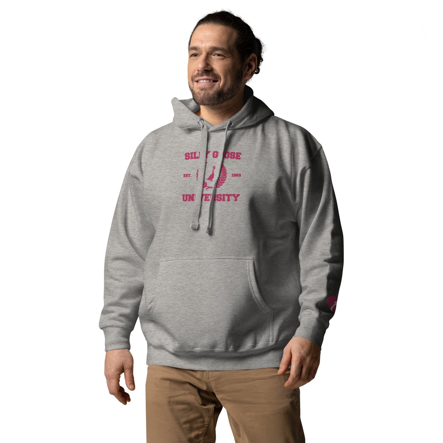 Limited Edition | SGU Collegiate Seal | Breast Cancer Awareness | Premium Unisex Hoodie - Embroidered