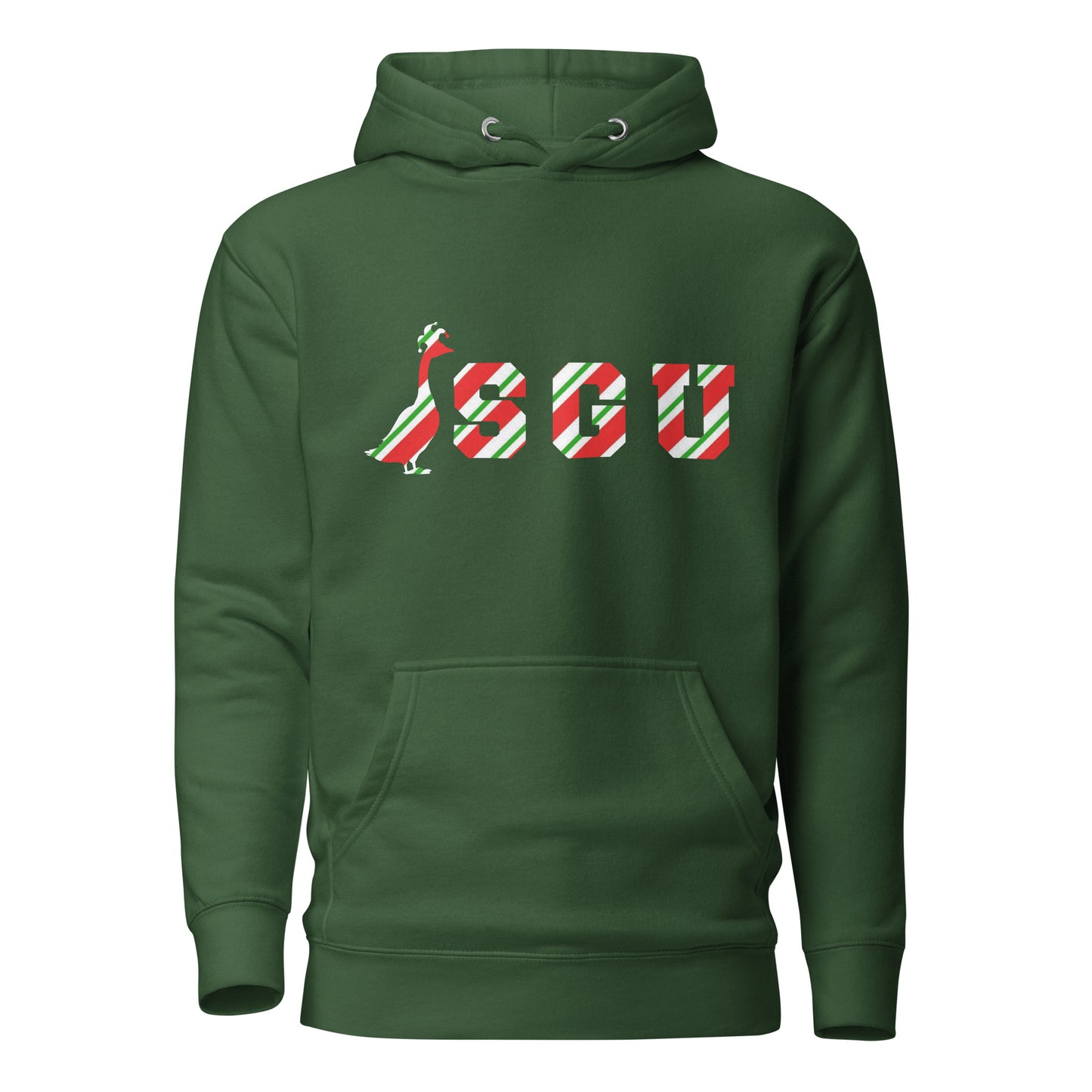 SGU Candy Cane Winter Wonderland Edition | Premium Unisex Hoodie - Evergreenl - Screen Print