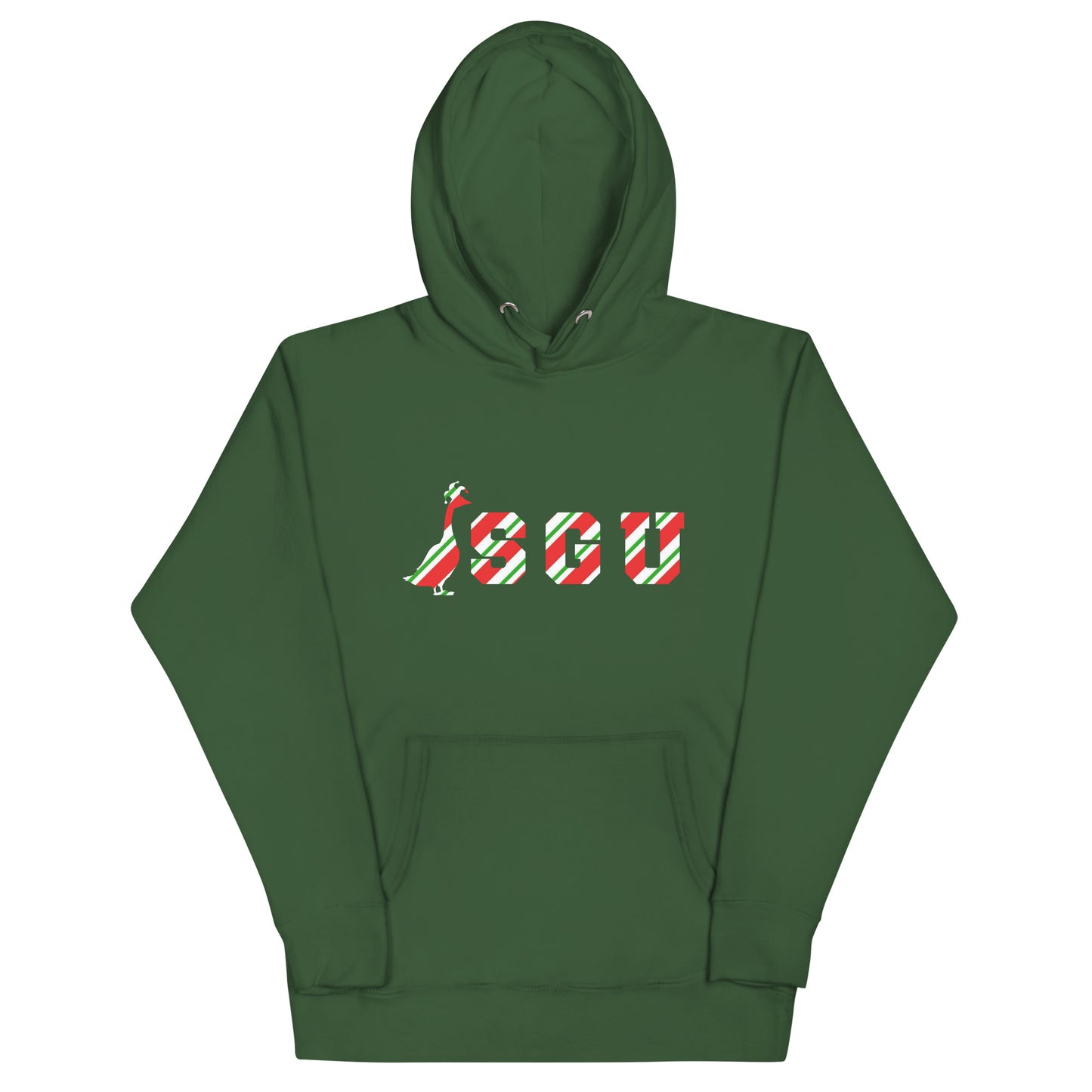 SGU Candy Cane Winter Wonderland Edition | Premium Unisex Hoodie - Evergreenl - Screen Print