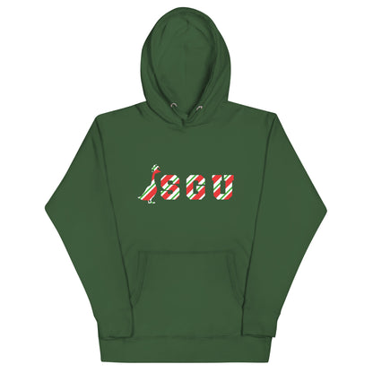 SGU Candy Cane Winter Wonderland Edition | Premium Unisex Hoodie - Evergreenl - Screen Print