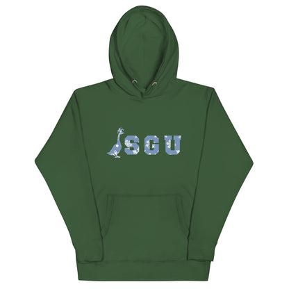 SGU Snowflake Winter Wonderland Edition | Premium Unisex Hoodie - Evergreen - Screen Print