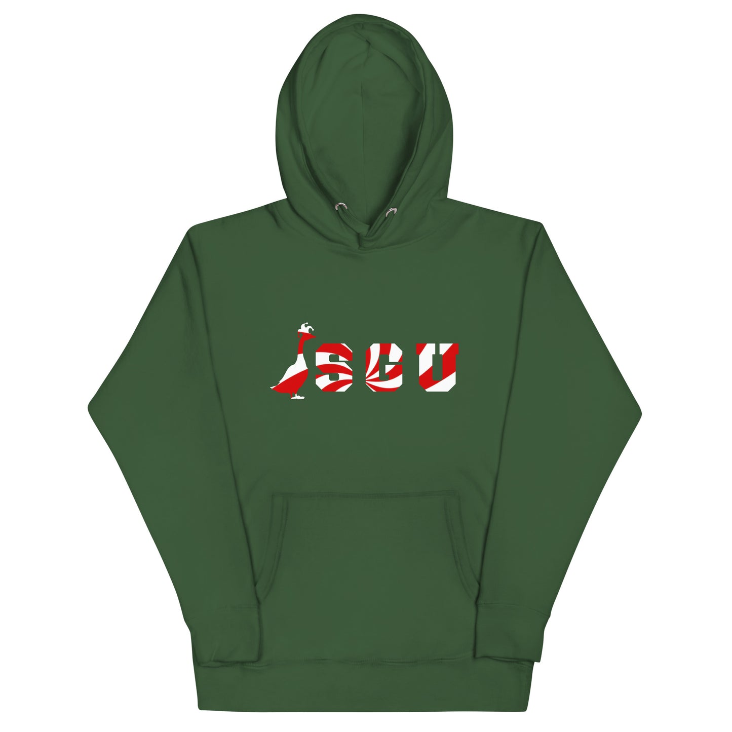 SGU Peppermint Winter Wonderland Edition | Premium Unisex Hoodie- Evergreen - Screen Print