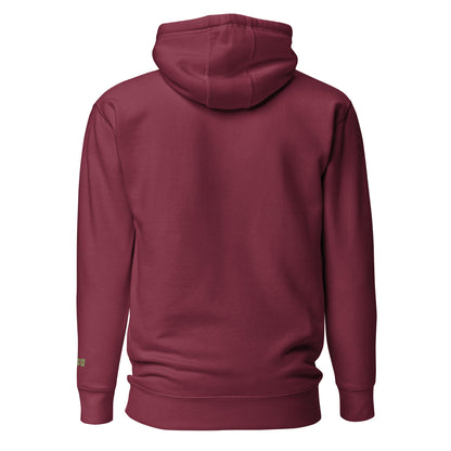 SGU Collegiate Seal Winter Wonderland Edition | Premium Unisex Hoodie - Cranberry - Embroidered