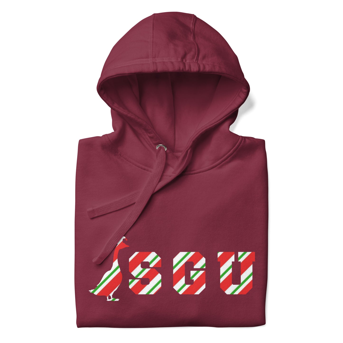 SGU Candy Cane Winter Wonderland Edition | Premium Unisex Hoodie - Cranberry - Screen Print