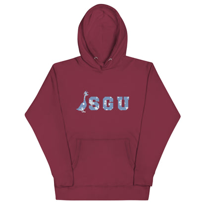 SGU Snowflake Winter Wonderland Edition | Premium Unisex Hoodie - Cranberry - Screen Print