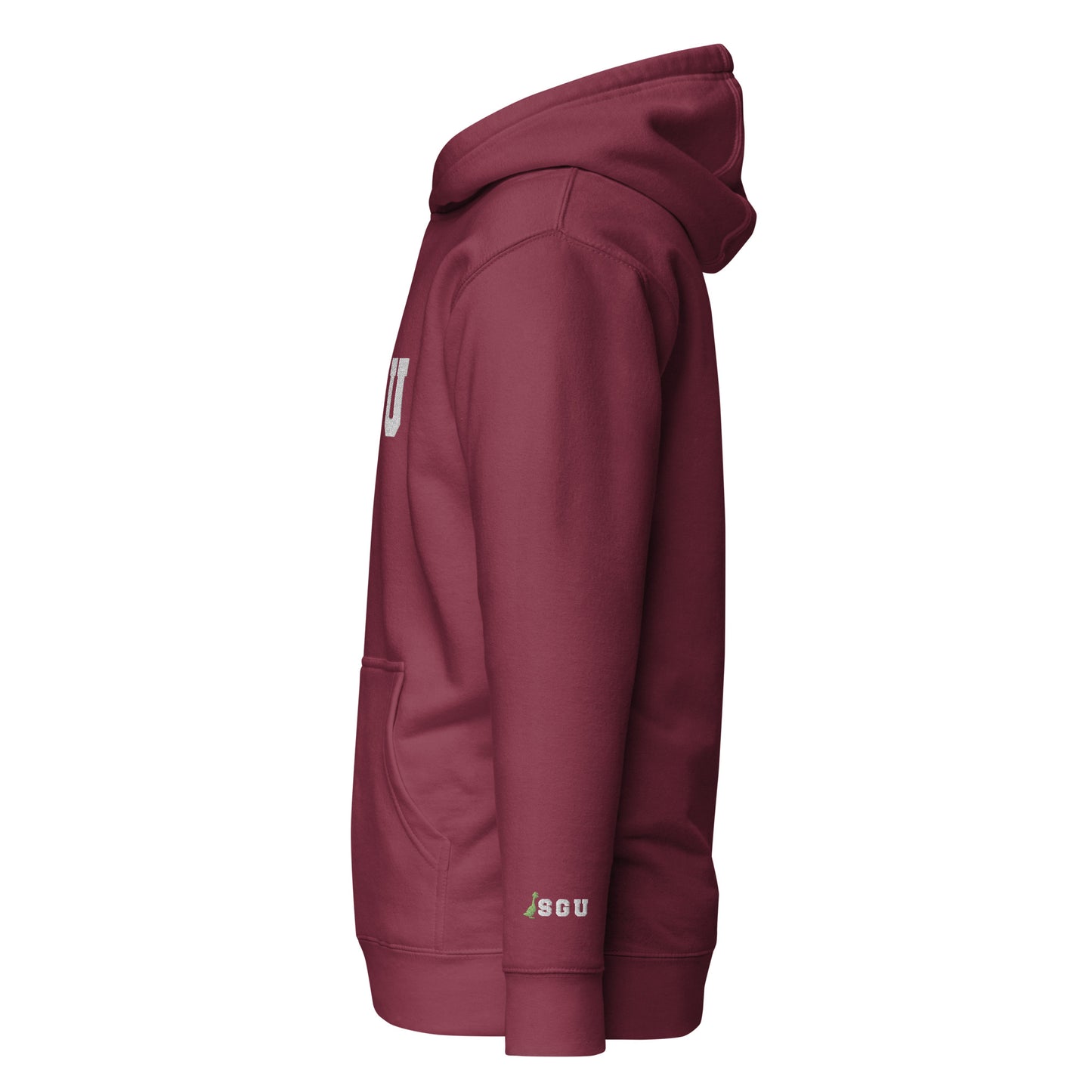 SGU Logo Winter Wonderland Edition | Premium Unisex Hoodie - Cranberry - Embroidered