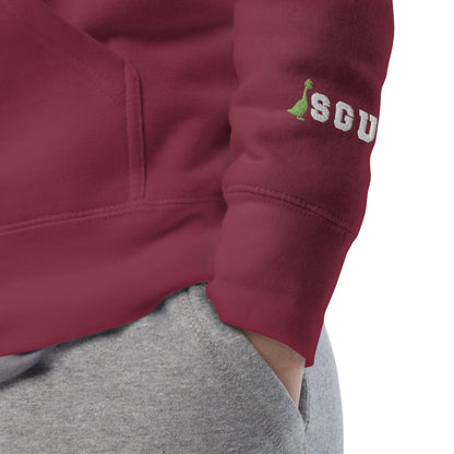 SGU Logo Winter Wonderland Edition | Premium Unisex Hoodie - Cranberry - Embroidered