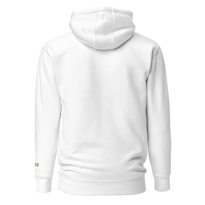 SGU Collegiate Seal Winter Wonderland Edition | Premium Unisex Hoodie - White/Green/ Red - Embroidered