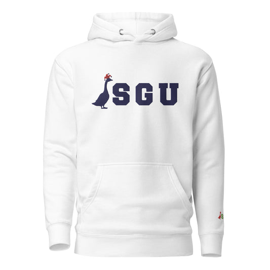 SGU Logo Winter Wonderland Edition | Premium Unisex Hoodie - Snow - Embroidered