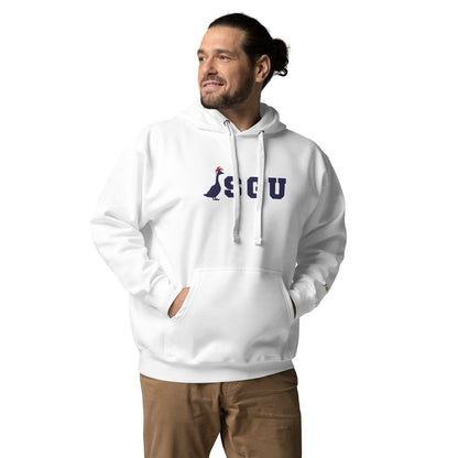 SGU Logo Winter Wonderland Edition | Premium Unisex Hoodie - Snow - Embroidered