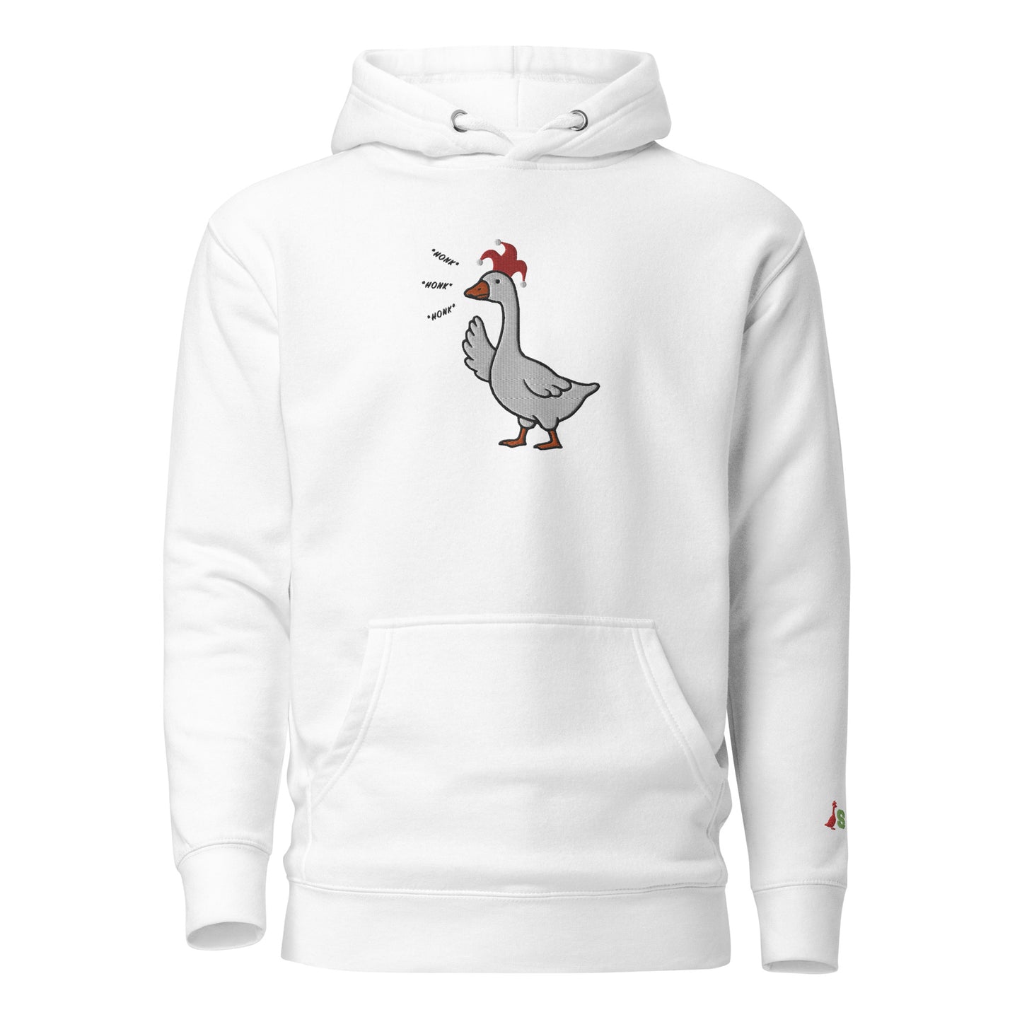 SGU Goose Honk Winter Wonderland Edition | Premium Unisex Hoodie - Snow - Embroidered