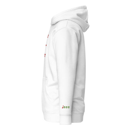 SGU Collegiate Seal Winter Wonderland Edition | Premium Unisex Hoodie - White/Green/ Red - Embroidered