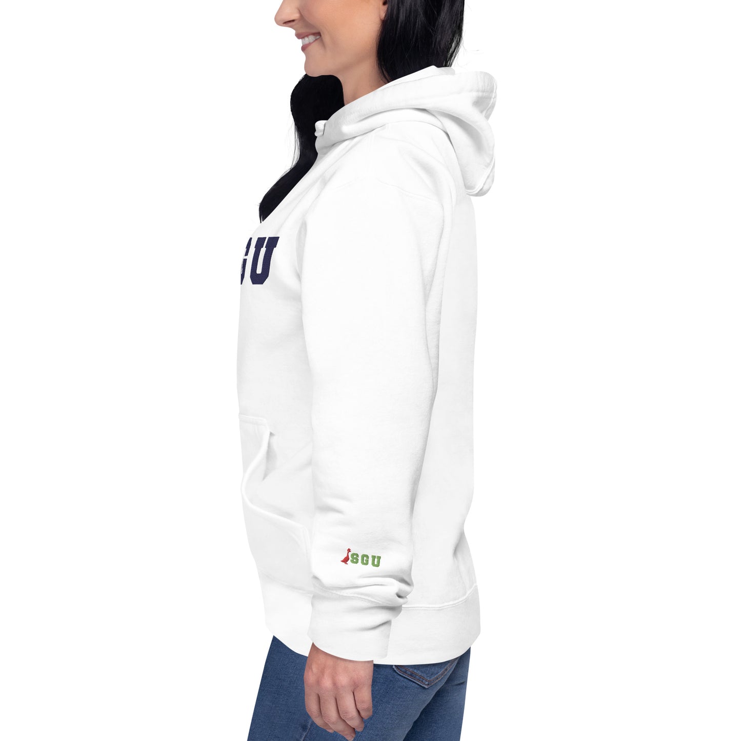 SGU Logo Winter Wonderland Edition | Premium Unisex Hoodie - Snow - Embroidered