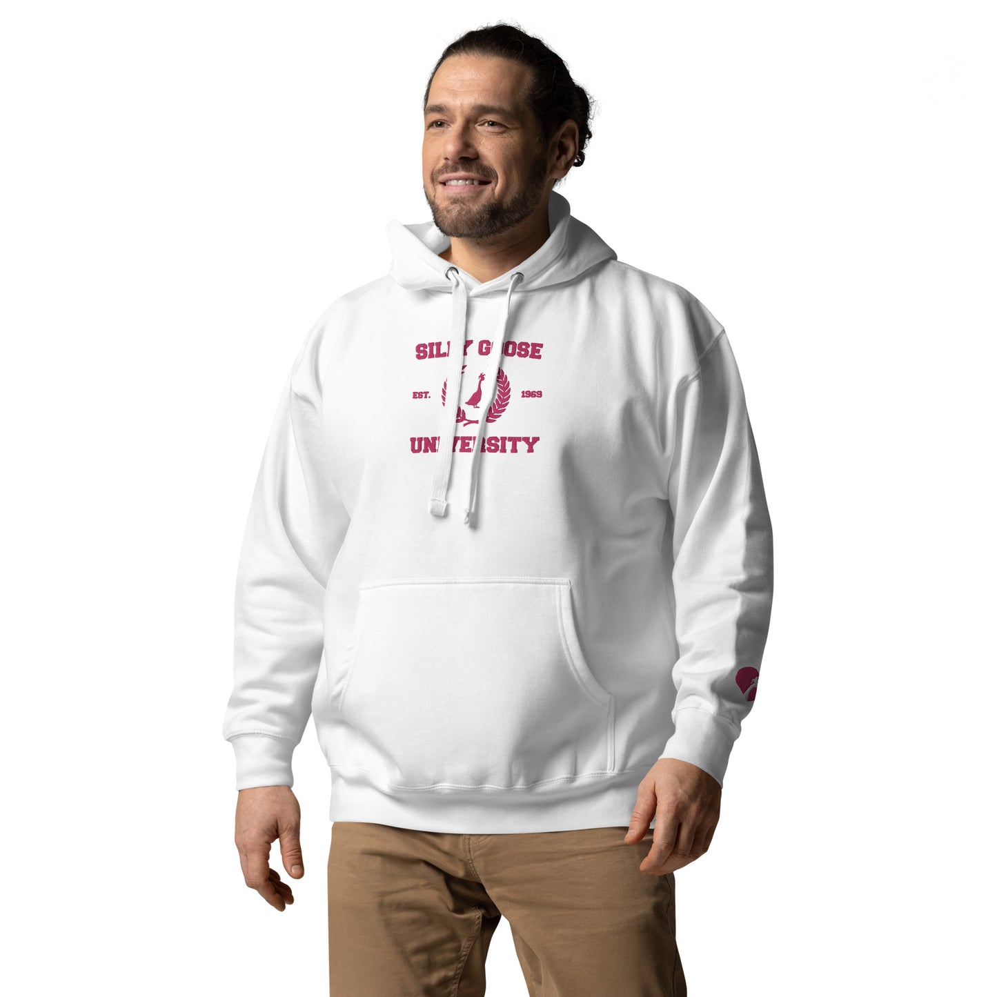 Limited Edition | SGU Collegiate Seal | Breast Cancer Awareness | Premium Unisex Hoodie - Embroidered