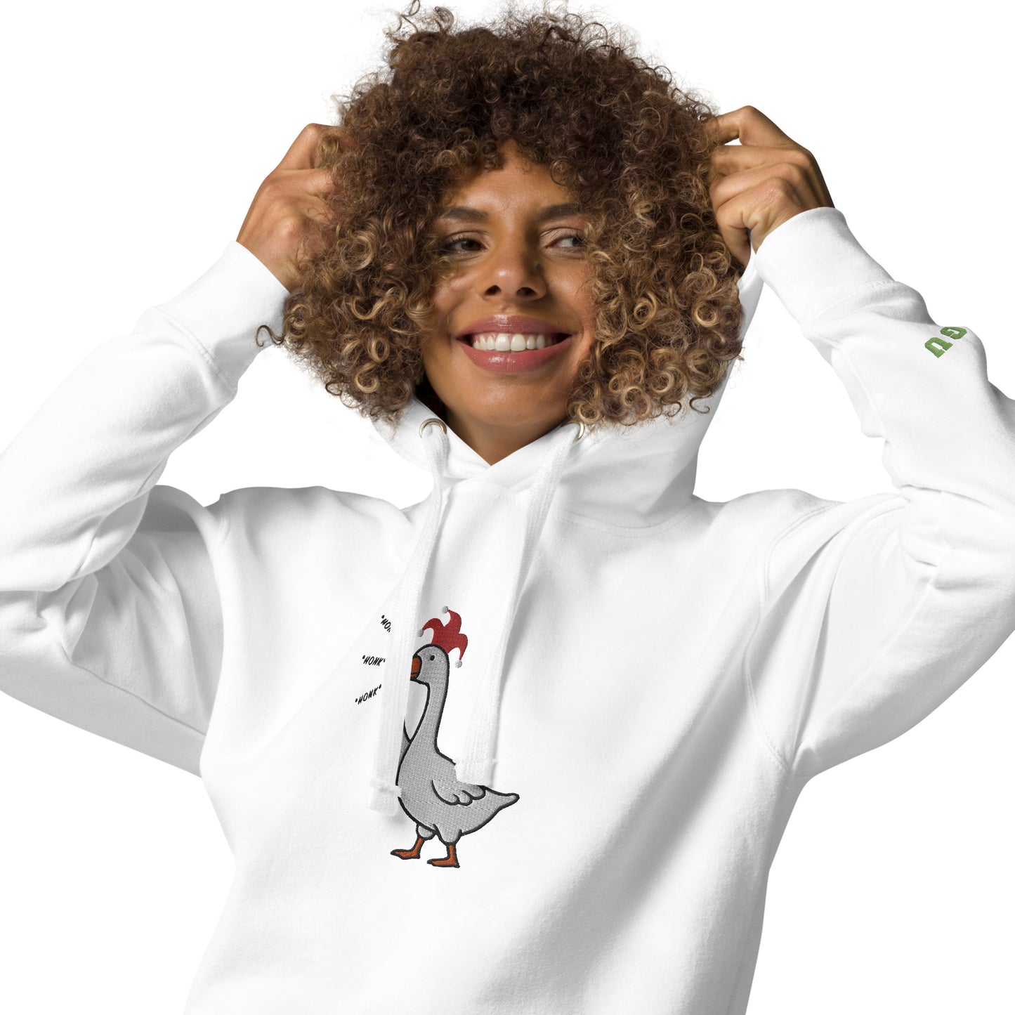 SGU Goose Honk Winter Wonderland Edition | Premium Unisex Hoodie - Snow - Embroidered