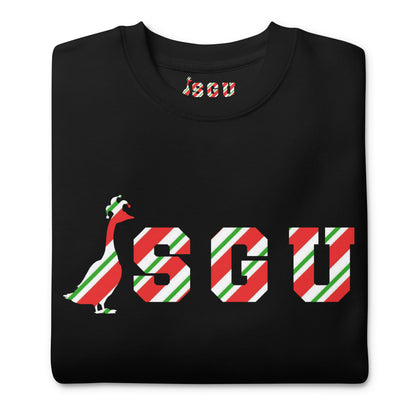 SGU Candy Cane Winter Wonderland Edition | Premium Unisex Crewneck - Coal - Screen Print