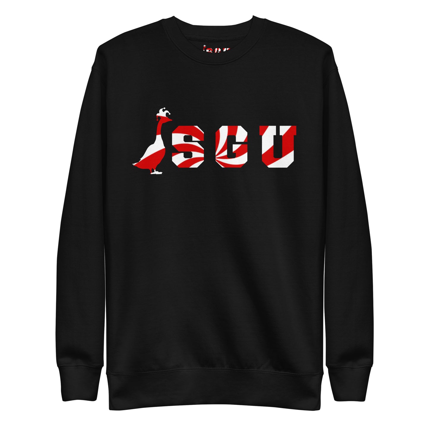 SGU Peppermint Winter Wonderland Edition | Premium Unisex Crewneck - Coal - Screen Print