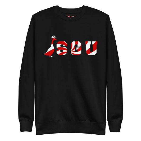 SGU Peppermint Winter Wonderland Edition | Premium Unisex Crewneck - Coal - Screen Print