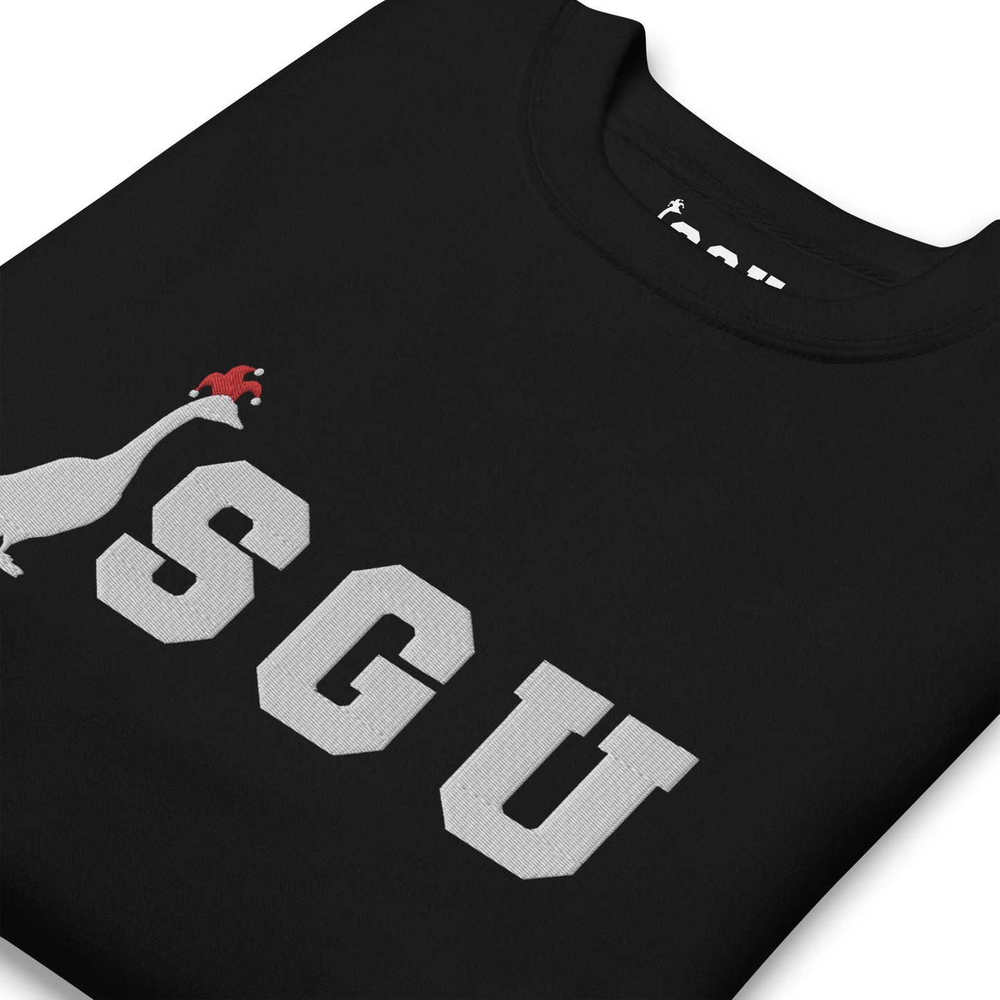 SGU Logo Winter Wonderland Edition | Premium Unisex Crewneck - Coal - Embroidered