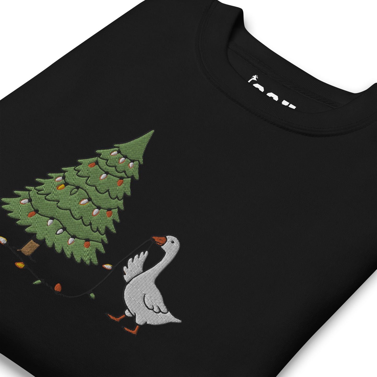 SGU Goose Lights Winter Wonderland Edition | Premium Unisex Crewneck - Coal - Embroidered