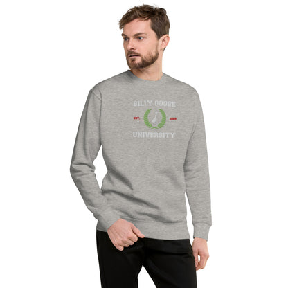 SGU Collegiate Seal Winter Wonderland Edition | Premium Unisex Crewneck - Carbon Grey - Embroidered