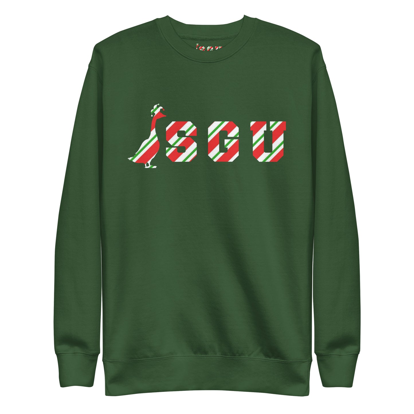 SGU Candy Cane Winter Wonderland Edition | Premium Unisex Crewneck - Evergreen - Screen Print