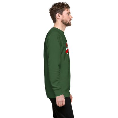 SGU Peppermint Winter Wonderland Edition | Premium Unisex Crewneck - Evergreen - Screen Print