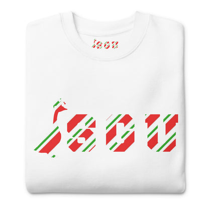 SGU Candy Cane Winter Wonderland Edition | Premium Unisex Crewneck - Snow - Screen Print