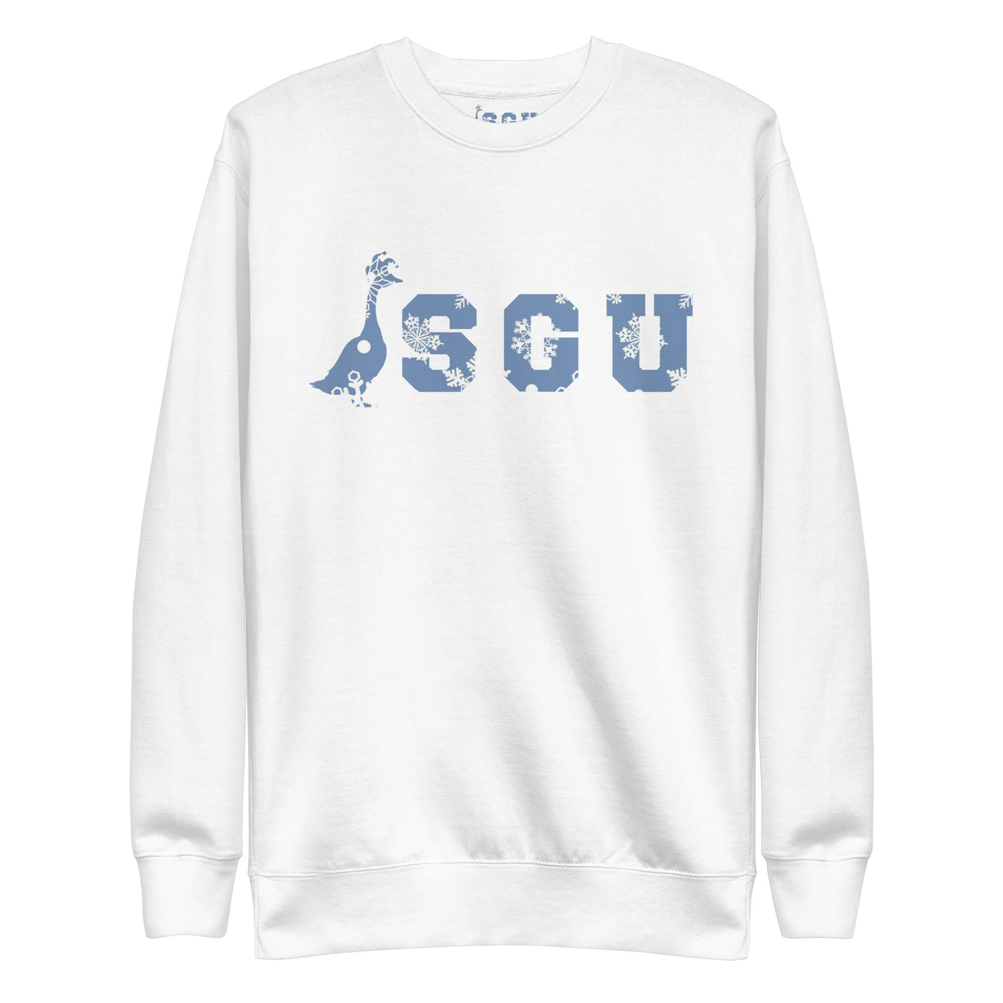 SGU Snowflake Winter Wonderland Edition | Premium Unisex Crewneck - Snow - Screen Print