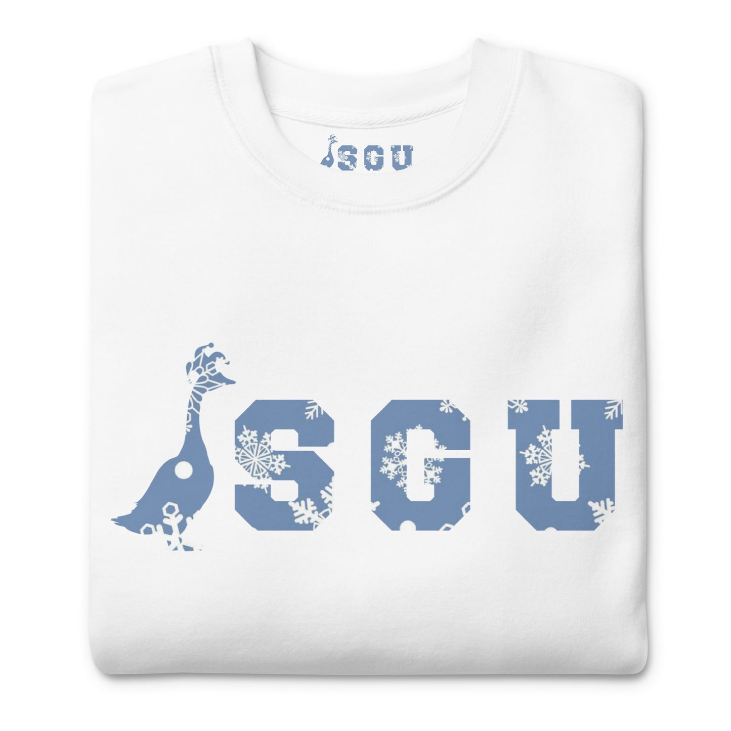 SGU Snowflake Winter Wonderland Edition | Premium Unisex Crewneck - Snow - Screen Print