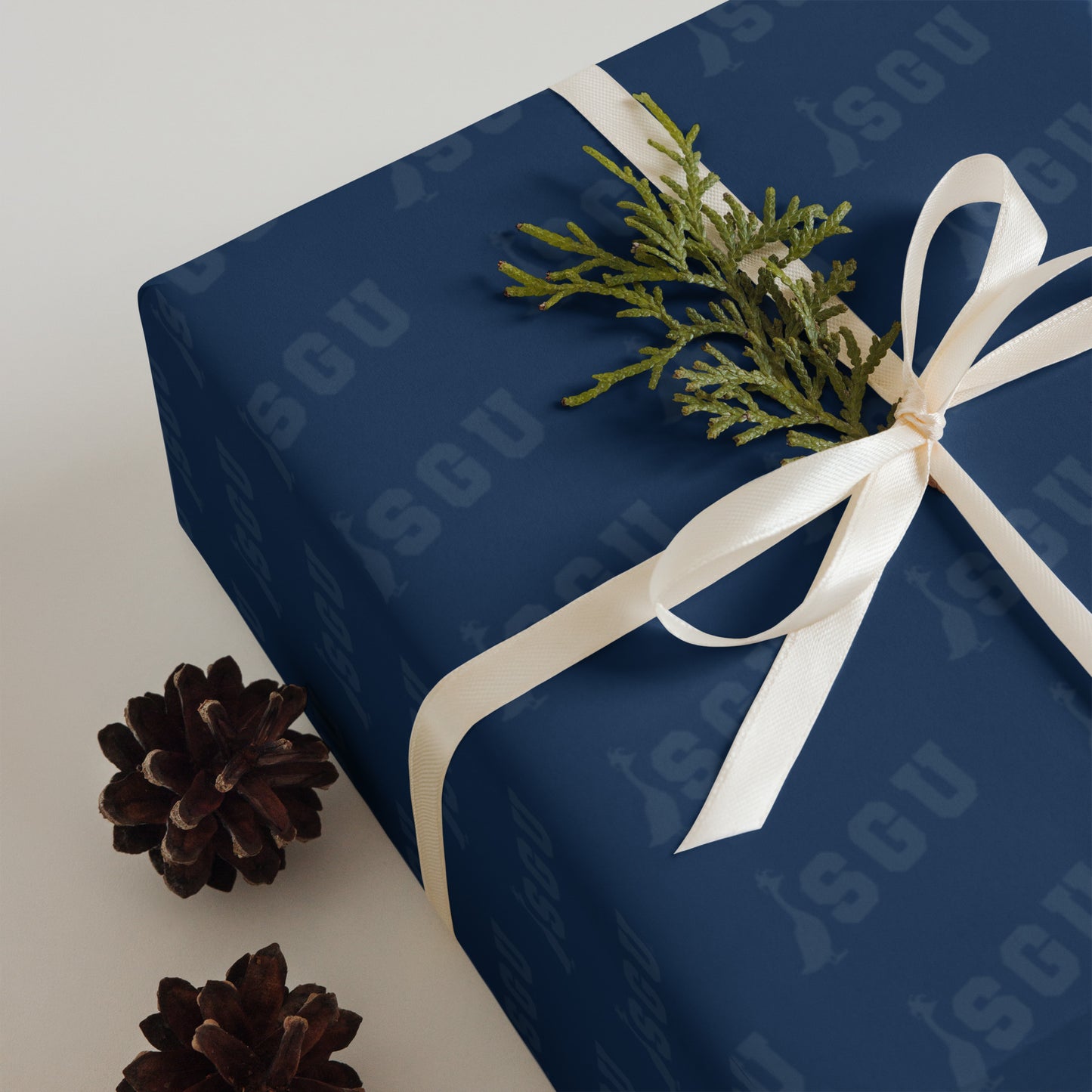 SGU Logo | Wrapping Paper Sheets - Deep Blue