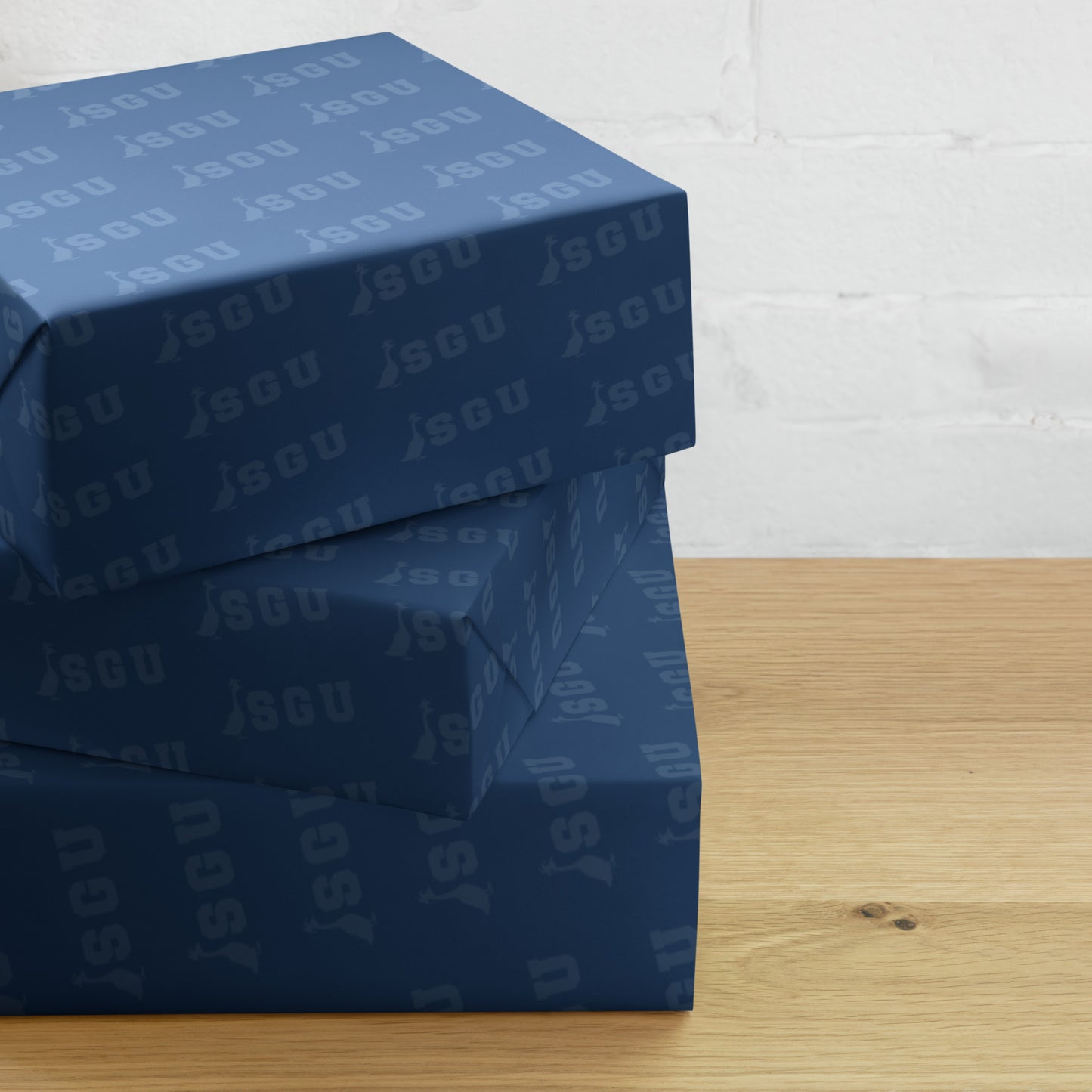 SGU Logo | Wrapping Paper Sheets - Deep Blue