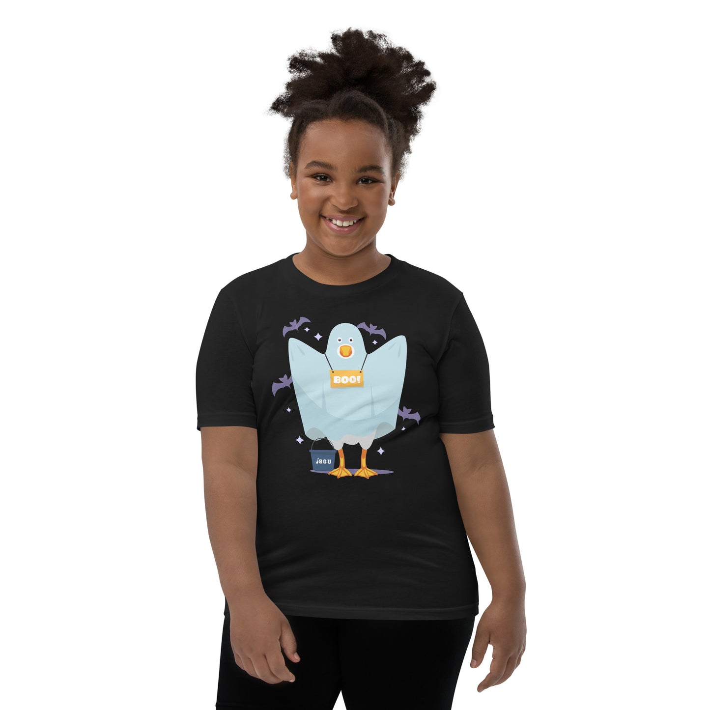 SGU Spooky Ghost Goose | Youth Short Sleeve T-Shirt