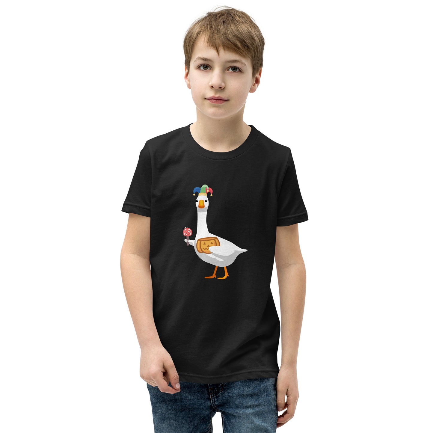 SGU Silly Trick-or-Treat Goose | Youth Short Sleeve T-Shirt