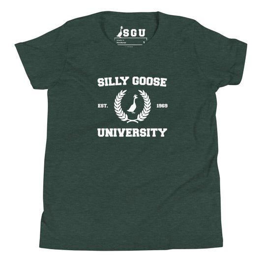 SGU Collegiate Seal | Youth Short Sleeve Tee - Forest Green