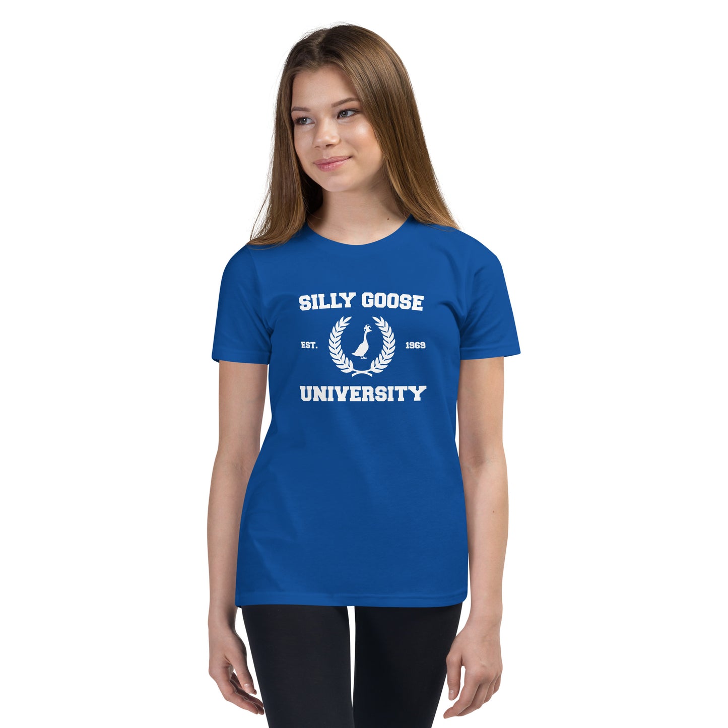 SGU Collegiate Seal | Youth Short Sleeve Tee - True Royal