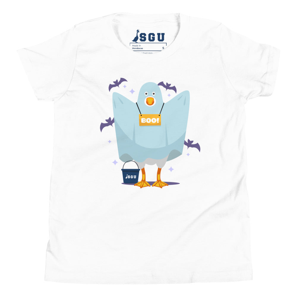 SGU Spooky Ghost Goose | Youth Short Sleeve T-Shirt