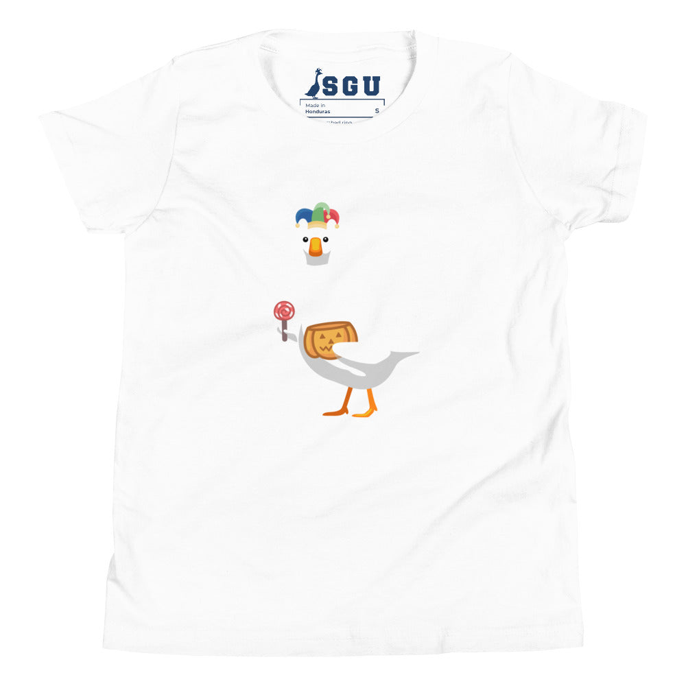 SGU Silly Trick-or-Treat Goose | Youth Short Sleeve T-Shirt