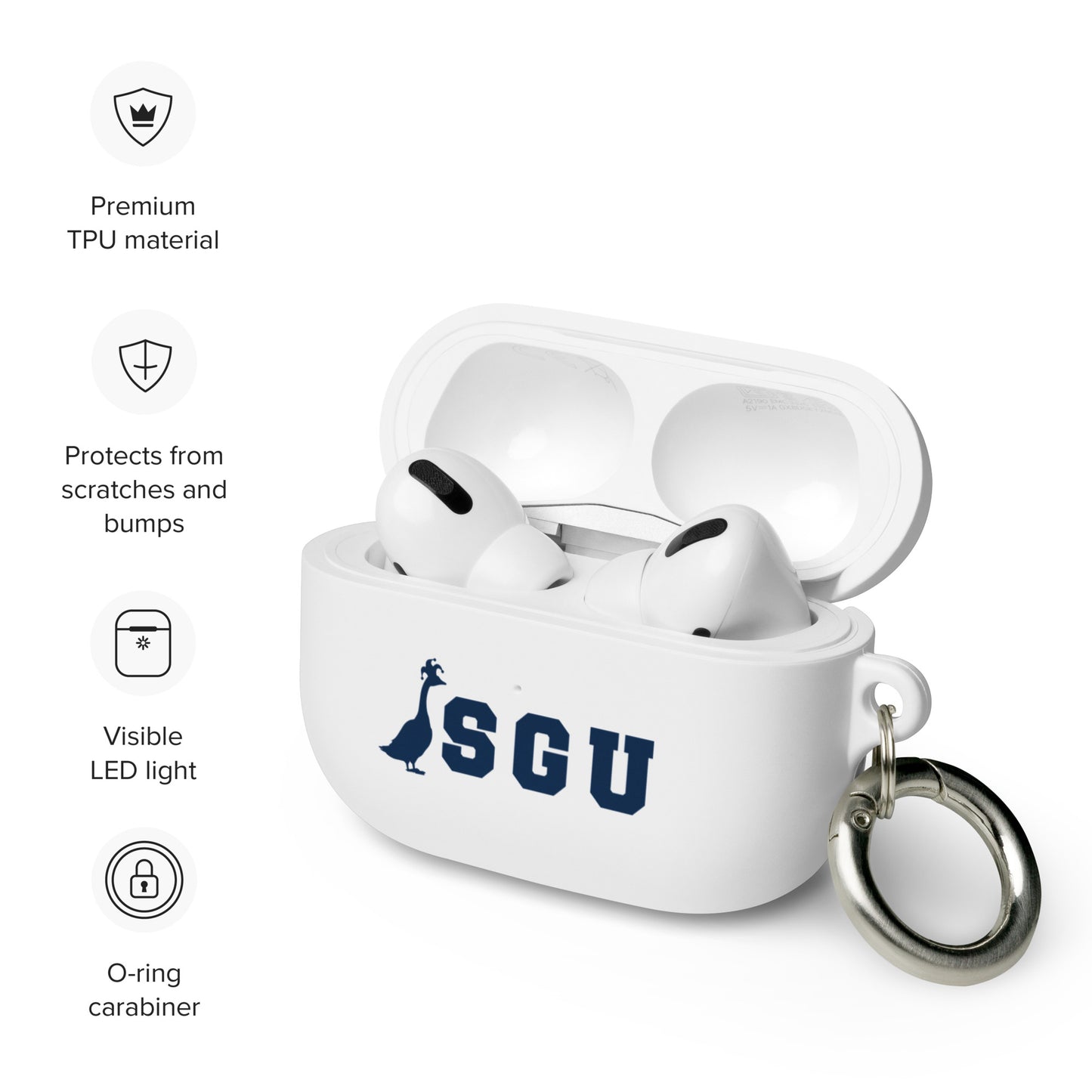 SGU | AirPods Case - White/ Navy