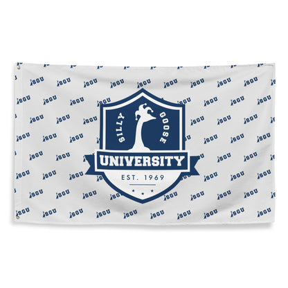 Silly Goose University Logo Flag