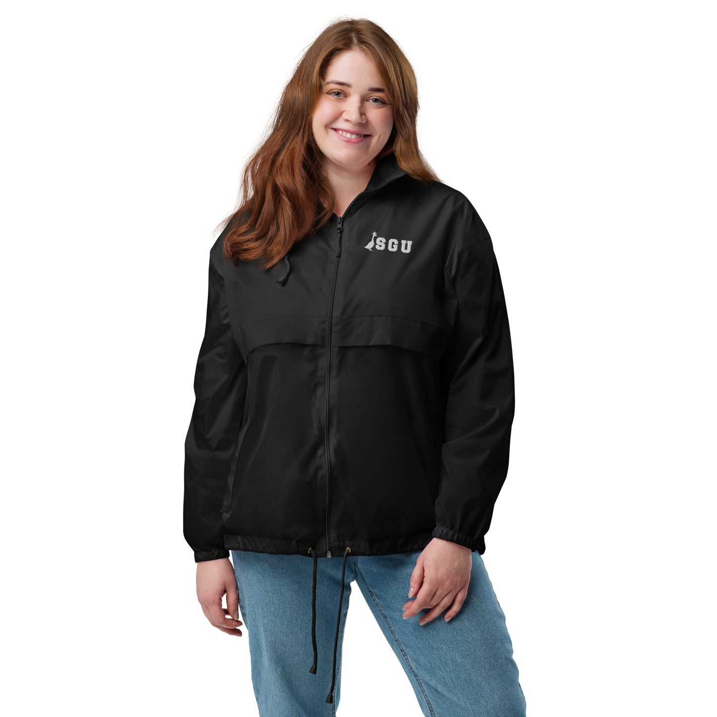 SGU | Packable Unisex Windbreaker - Black