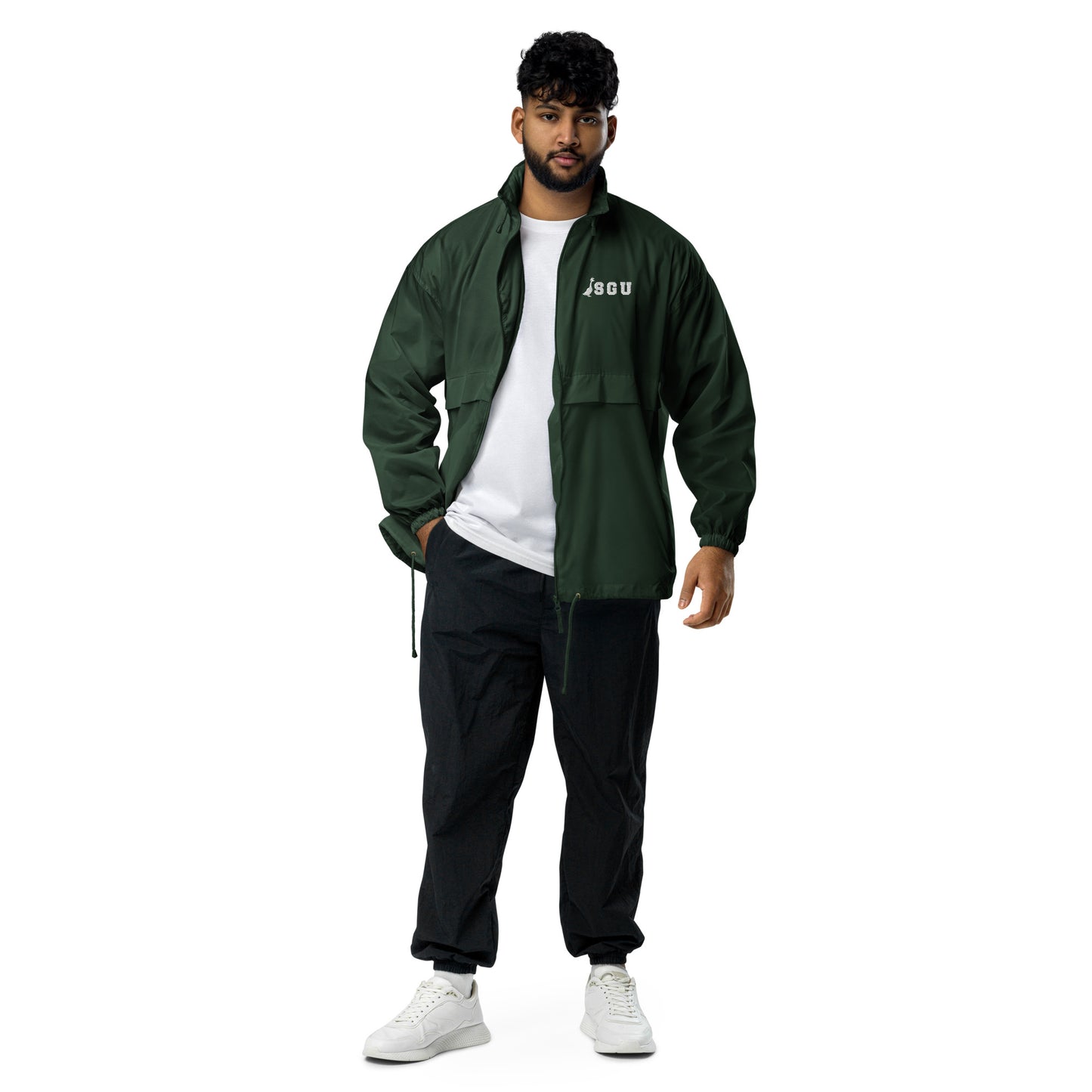 SGU | Packable Unisex Windbreaker - Forrest Green