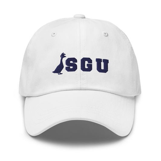 SGU Baseball Cap | White/ Navy