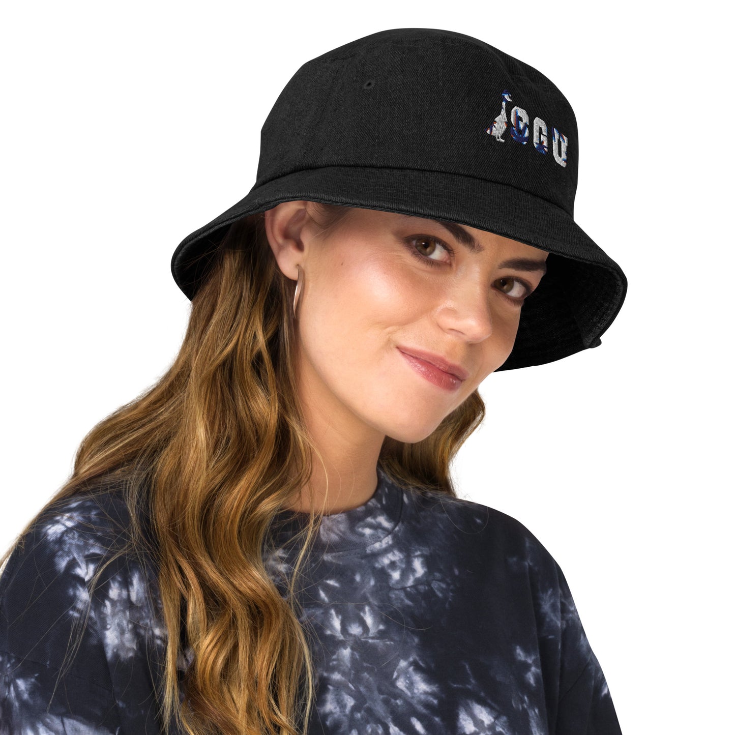 SGU Ghost Smoke | Denim Bucket Hat