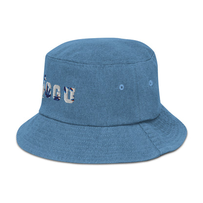 SGU Ghost Smoke | Denim Bucket Hat