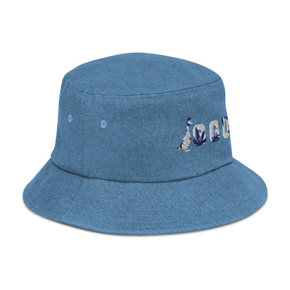 SGU Ghost Smoke | Denim Bucket Hat